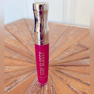 NWT Rimmel London Stay Glossy Lip Gloss in 360 The Fiture is Pink (Fuchsia Pink)